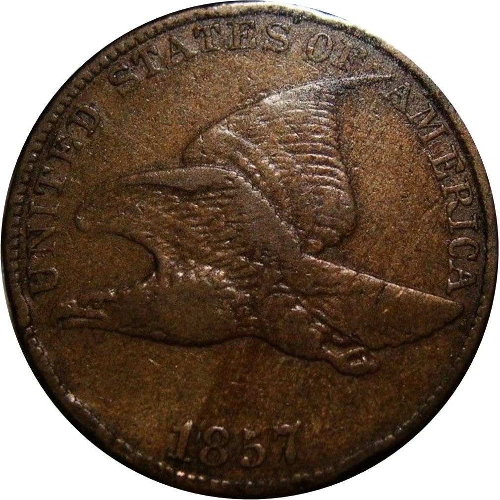 1857-Flying-Eagle-Cent-#10